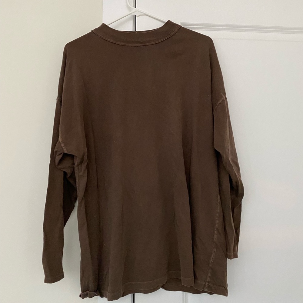 Brown free people tunic